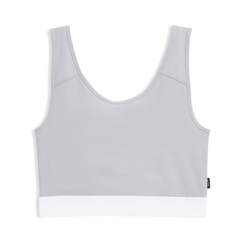 TomboyX Silver Compression Top Size XL Androgynous Binder Lightweight Sports Bra